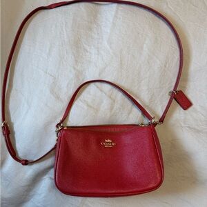 Coach Cherry Red Crossbody Bag